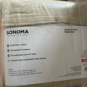Brand new Cotton Linen sheets